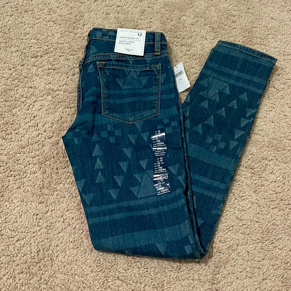 NWT Super Skinny fit Gap Jeans 👖 Girls size 12